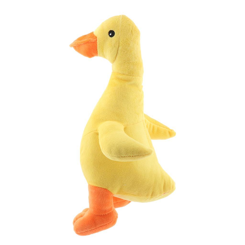 Pet Dog Puppy Cat Chewing Squeaker Cotton Squeaky  Toy Navy Blue