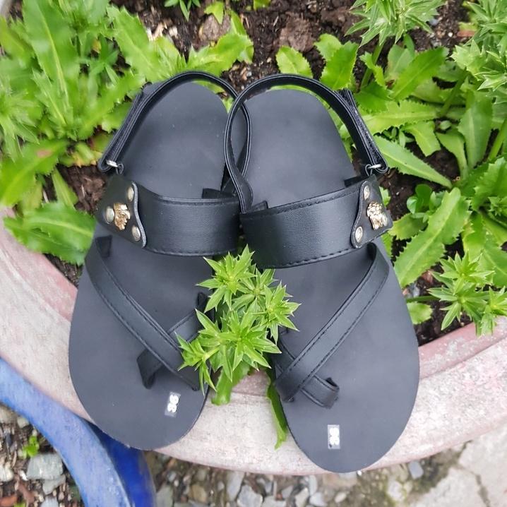 xăng đan nam nữ sandal đồng nai đế đen quai đen size từ 34 nữ đến 43 nam