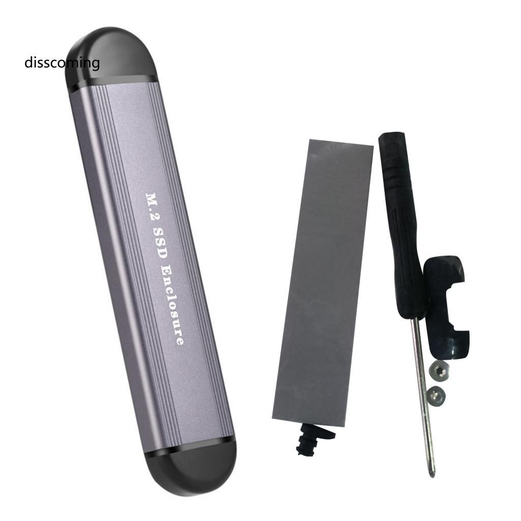 Hộp Đựng Ổ Cứng SSD Chống Bụi 2 Trong 1 Cho Văn Phòng M.2 NVMe / SATA Type-C / USB3.1 SDD