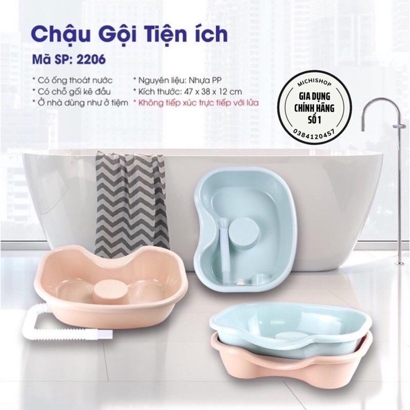 Chậu Gội Đầu Tại Giường, Tại Nhà Cho Người Già, Người Bệnh, Trẻ Nhỏ Tiện Lợi - MS2206