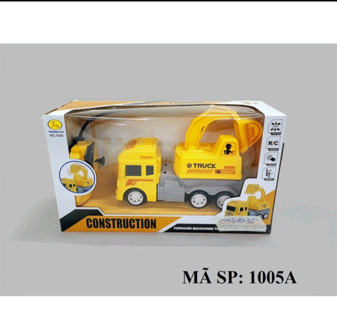 Đồ Chơi Xe Cần Cẩu Bằng Hợp Kim Điều Khiển Từ Xa Độc Đáo Cho Bé Trai