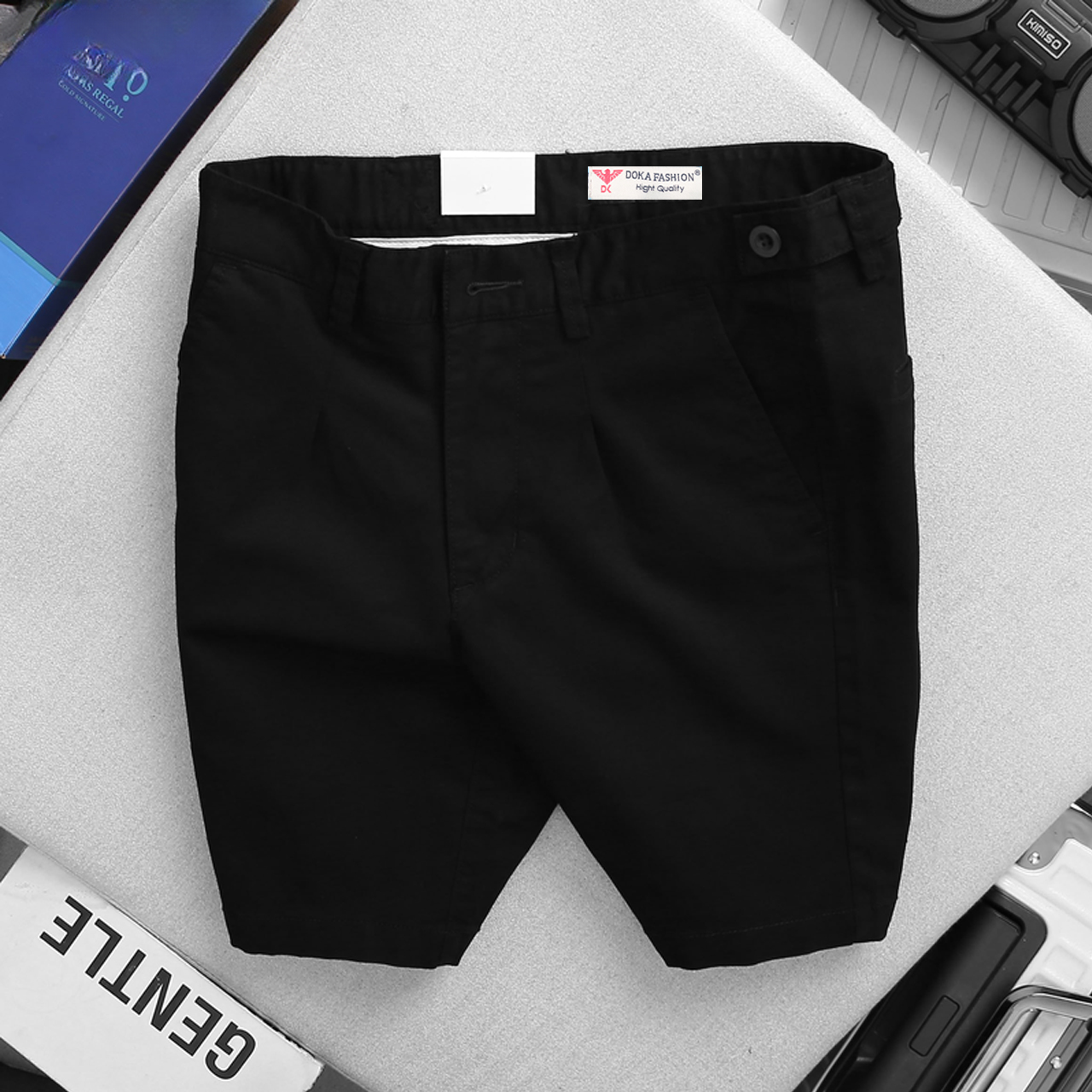 Quần Short Kaki Nam Chất Vải Cotton Co Giãn, Mềm Mịn, Chống Phai Màu Độ Bền Cao, Nhanh Khô Chuẩn Phong Cách Thời Trang Dokafashion DKFQKS2