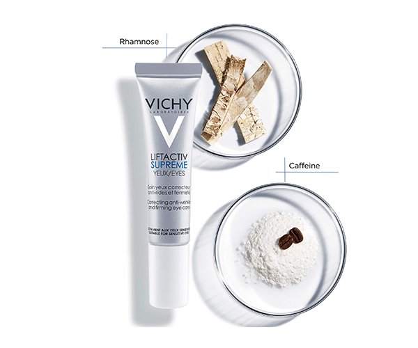 Kem Dưỡng Giúp Giảm Nếp Nhăn &amp; Săn Chắc Da Vùng Mắt Vichy LiftActiv Eyes Supreme Global Anti-Wrinkle &amp; Firming Care 15ml