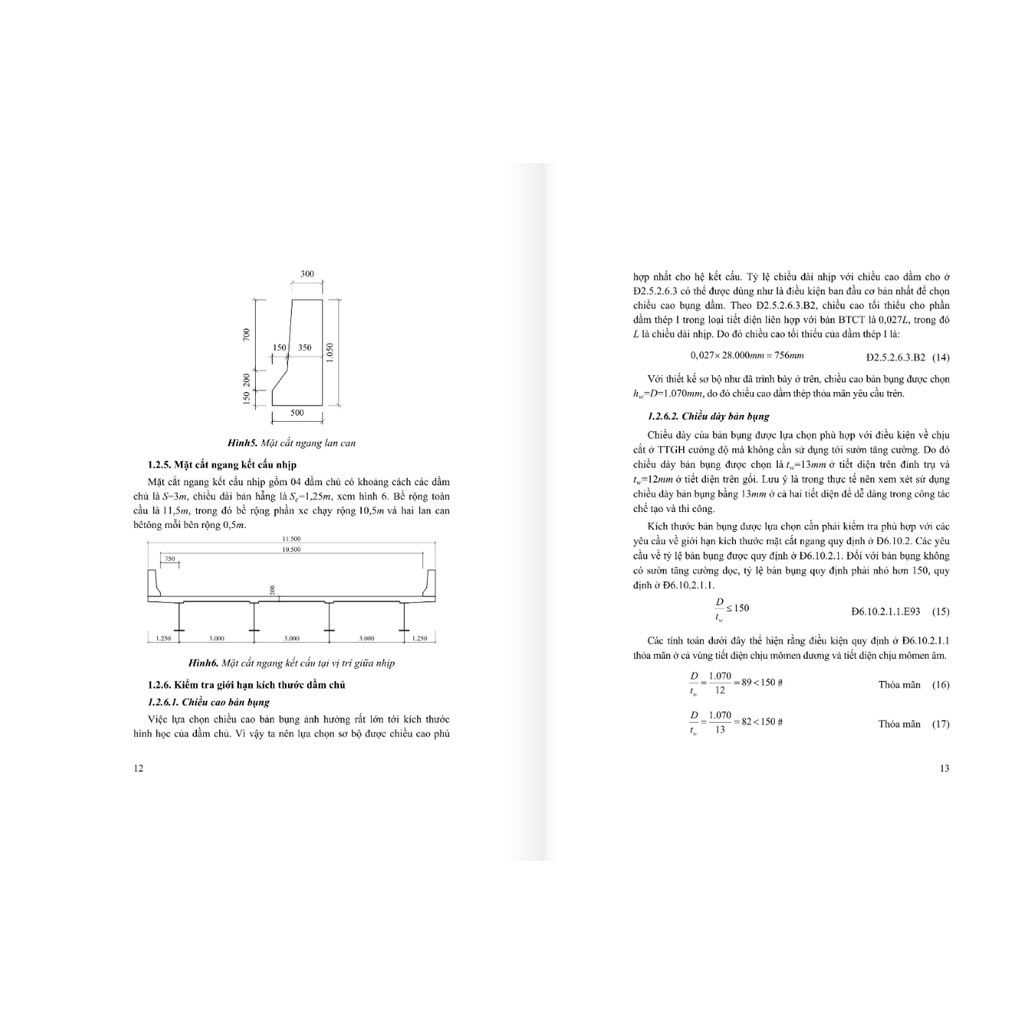 Hướng Dẫn Thiết Kế Cầu Dầm Thép Chữ I Liên Hợp - Bản Bê Tông Cốt Thép Liên Tục Hai Nhịp