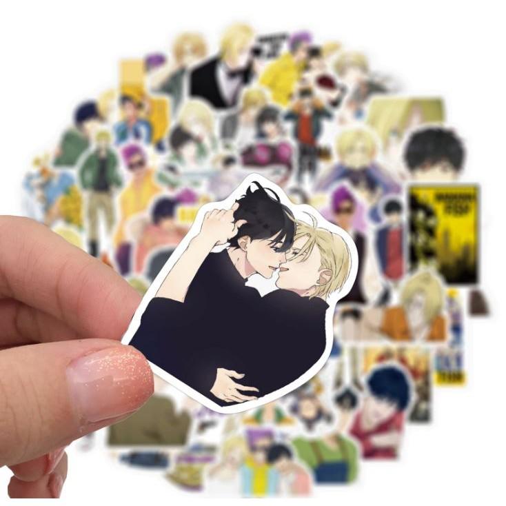 Sticker dán cao cấp Anime Nhật Bản BANANA FISH Cực COOL ms#152