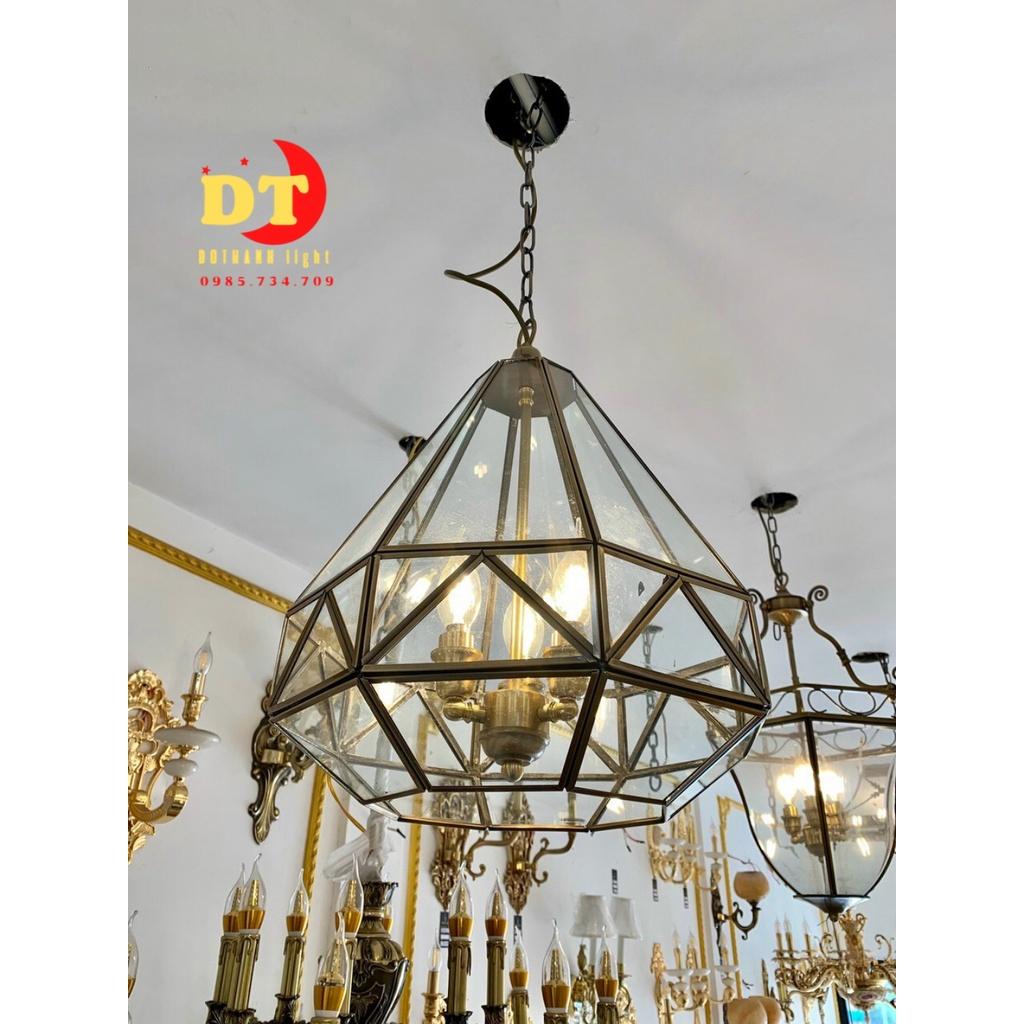 Đèn thả đồng cao cấp hiện đại thả trang trí HTLQ DTD