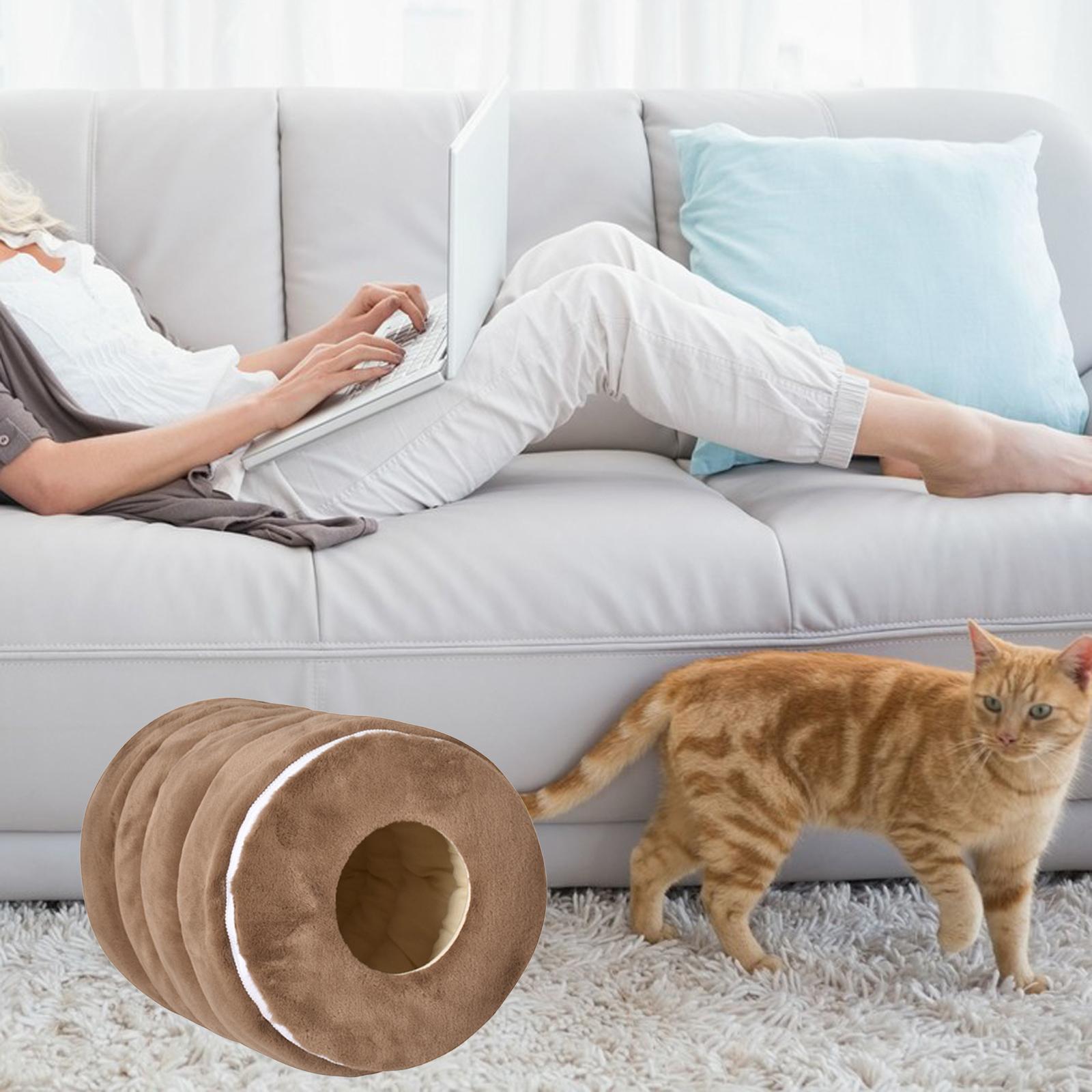 Cave House Semi Enclosed Small Dog Bed Breathable Cat Beds for Indoor Cats