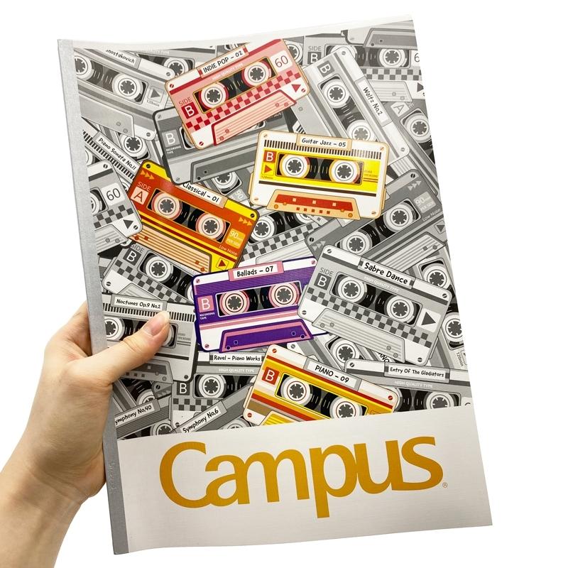 Vở Mix Tape - A4 Kẻ Ngang Có Chấm 200 Trang ĐL 70g/m2 - Campus NB-A4MT200