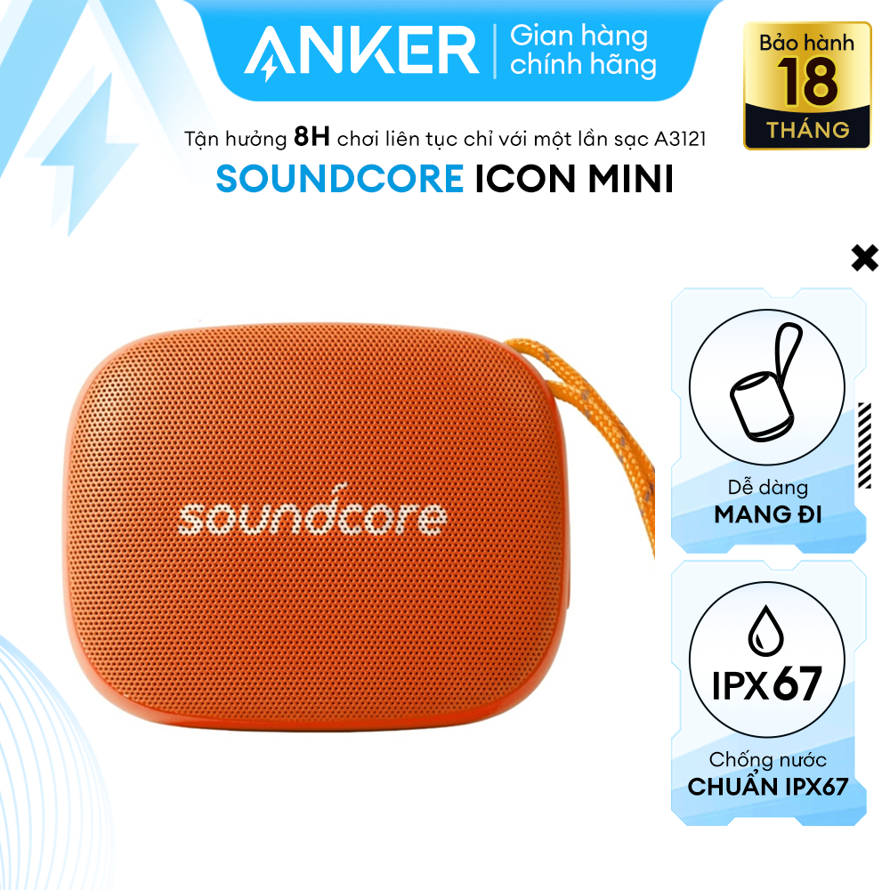 Loa Bluetooth Anker SoundCore Icon Mini - A3121 - Hàng Chính Hãng