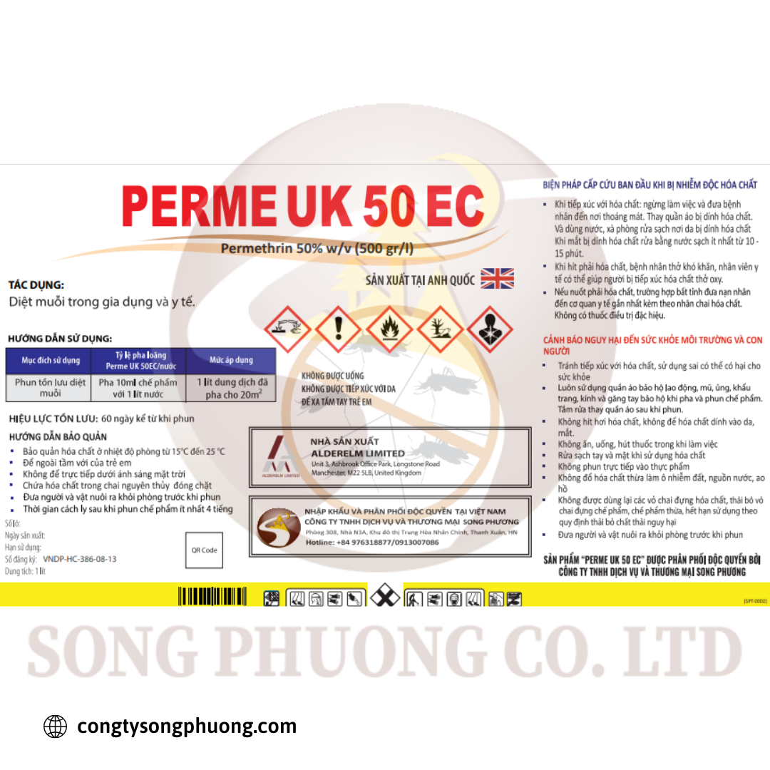 Perme UK 50 EC Diệt côn trùng