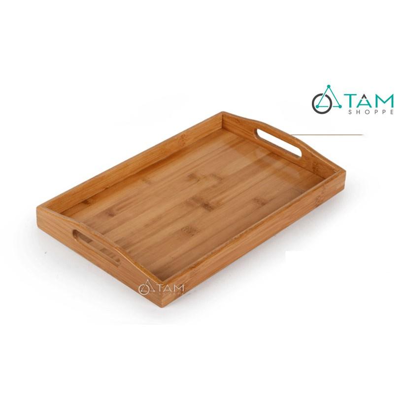 Khay gỗ đựng trà gỗ tre cao cấp số 13