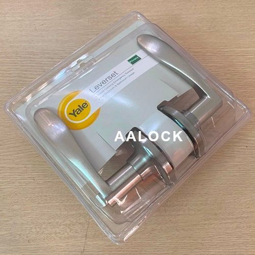 Khóa tròn tay gạt Yale VL8322 US15 cho cửa WC- loại khoá tay gạt cao cấp
