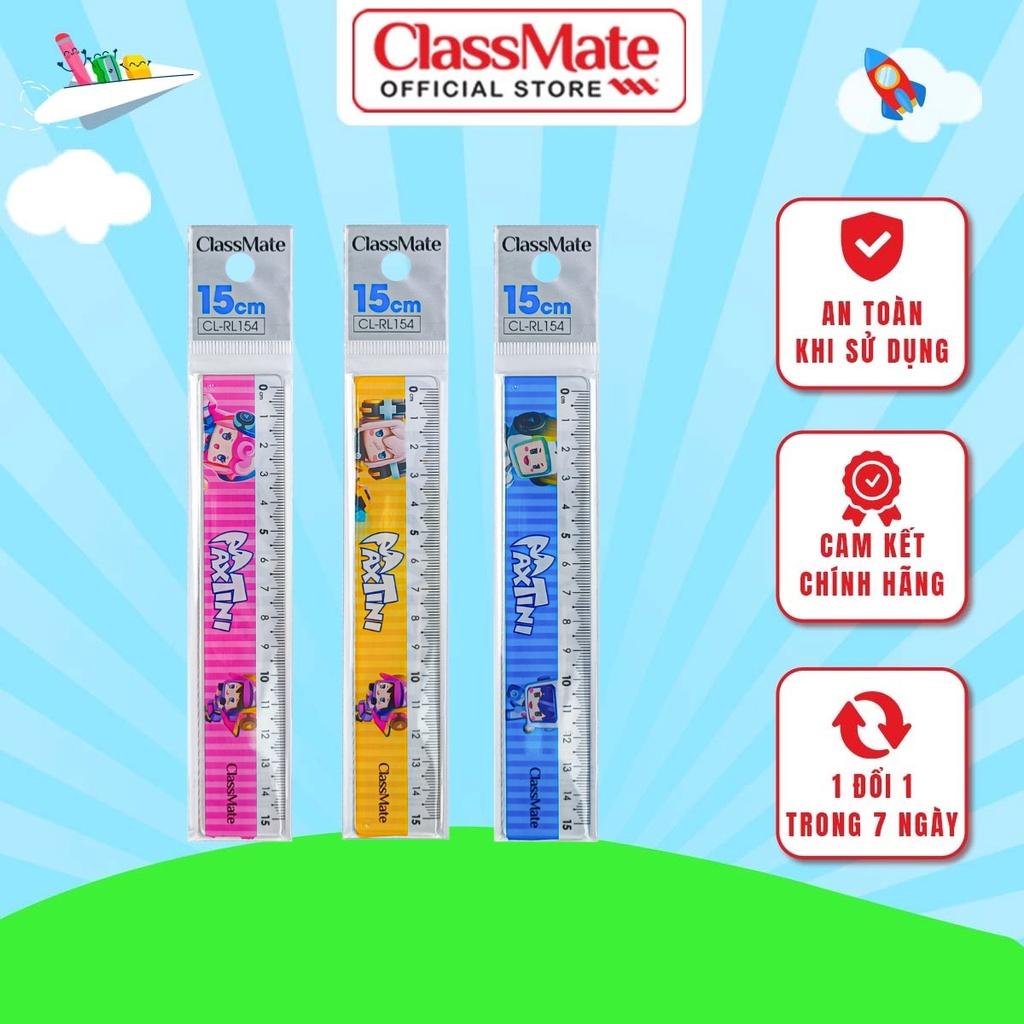 Thước Kẻ Thẳng CLASSMATE 15cm, Họa Tiết Maxtin Dễ Thương CL-RL154