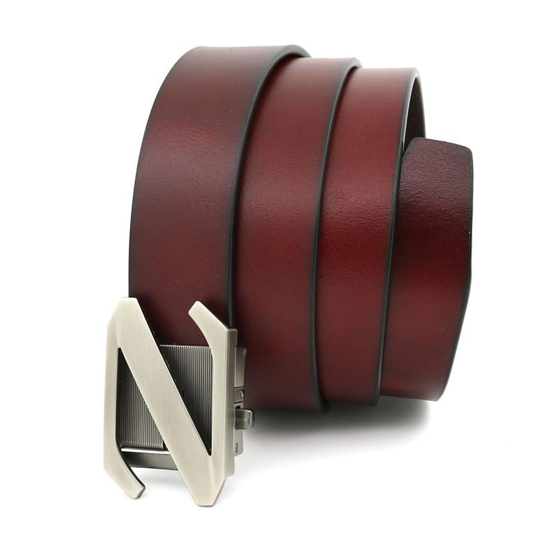 Cao Cấp Tự Động Dây Da Thiết Kế Z Thư Khóa Tự Động Quần Jean Thời Trang Tất Cả Trận Đấu Dây