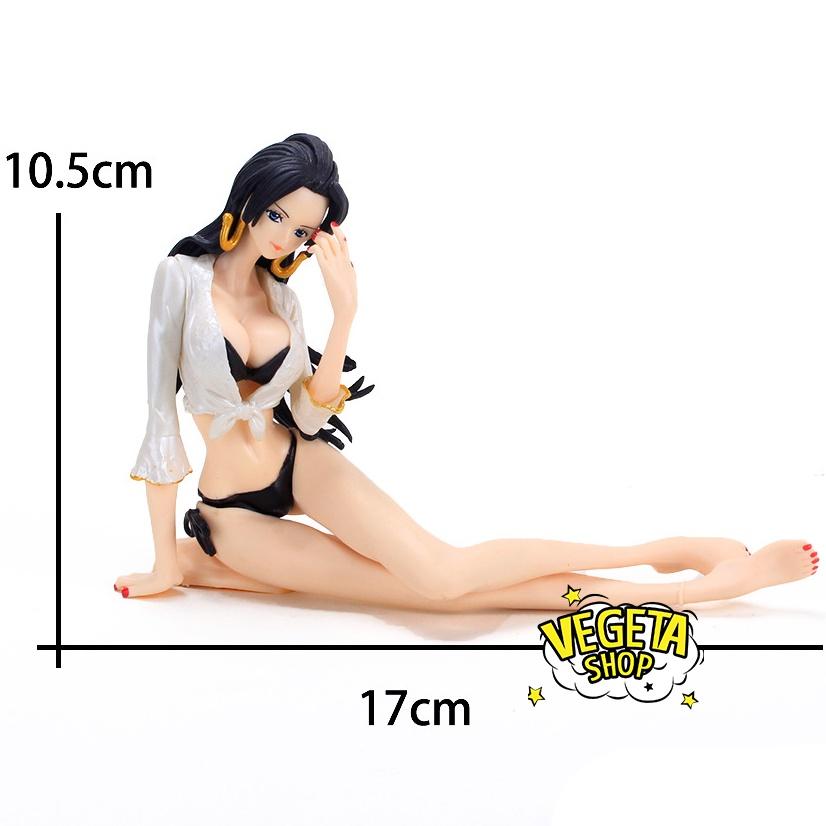 Mô hình One Piece - Boa Hancock sexy quyến rũ xinh đẹp dễ thương tạo dáng ngồi - Dài 17.5cm Cao 11cm