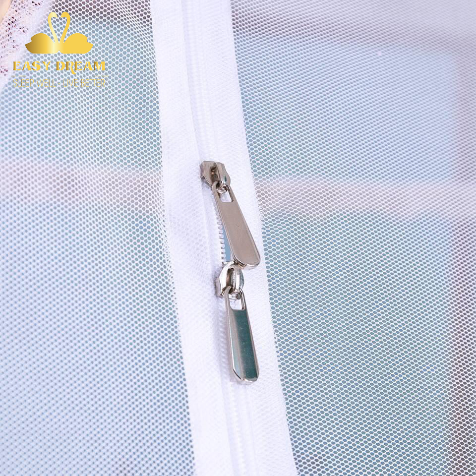 Mùng chụp tự bung gấp gọn người lớn - màn chụp tự bung - cao 1m65 - khóa inox loại tốt vải dày - cao cấp EASY DREAM