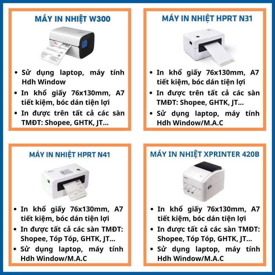 1000 tờ giấy in nhiệt A6 100x150 3 lớp dùng cho máy in nhiệt chuyên dụng
