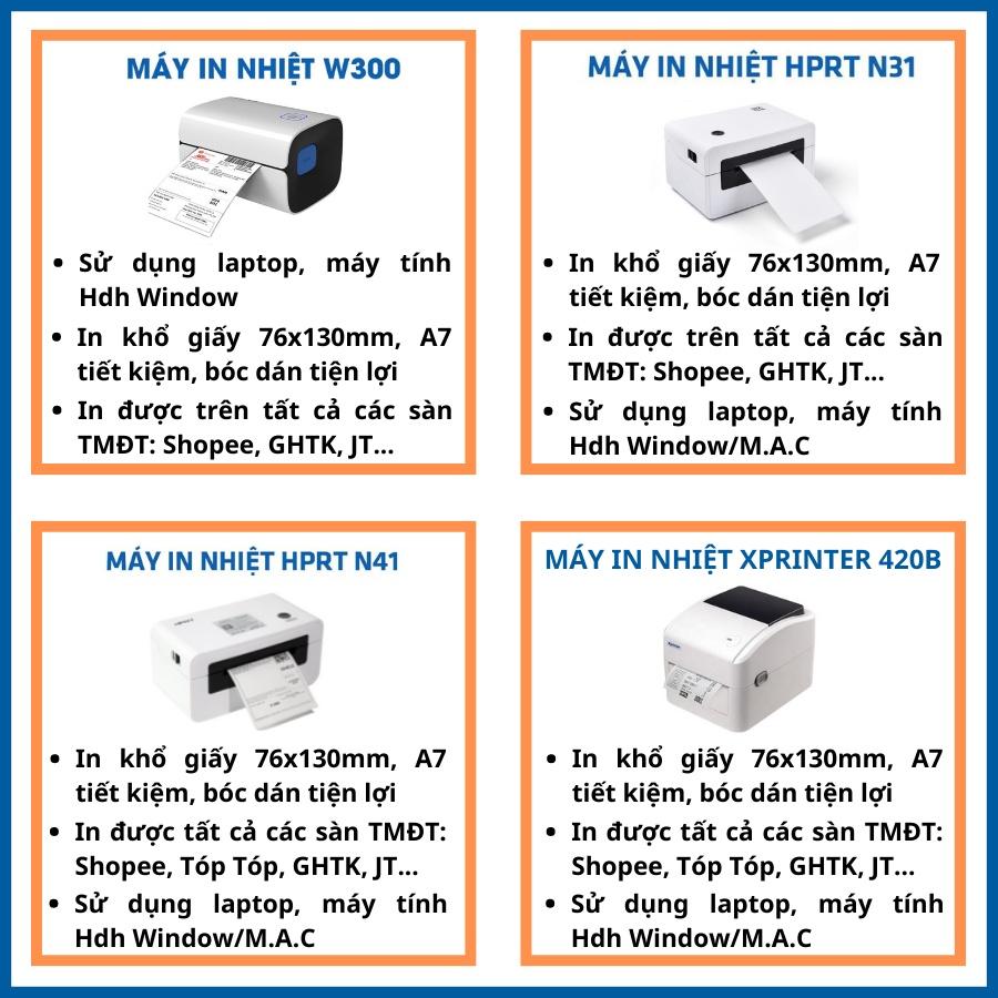 Máy in nhiệt bluetooth XPRINTER XP-420B, in đơn hàng, in tem, hóa đơn, mã vạch - MINPRO