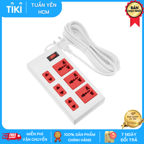 Ổ cắm Điện Quang ECO ĐQ ESK 6ECO (6 Lỗ)