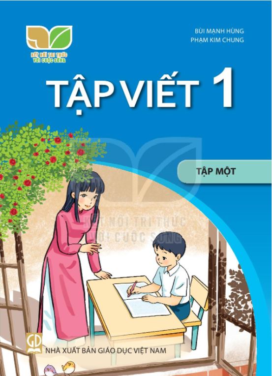 Sách Tập Viết 1- tập một- Kết Nối Tri Thức Với Cuộc Sống (Kèm bìa nilong bao sách)
