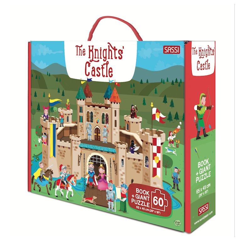 Giant Puzzle And Book - The Knights Castle
