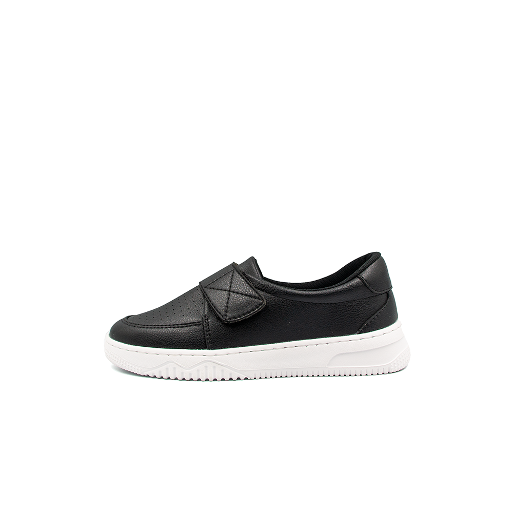 Giày Sneaker Nữ TOMOYO Da Microfiber Quai Dán TMW328