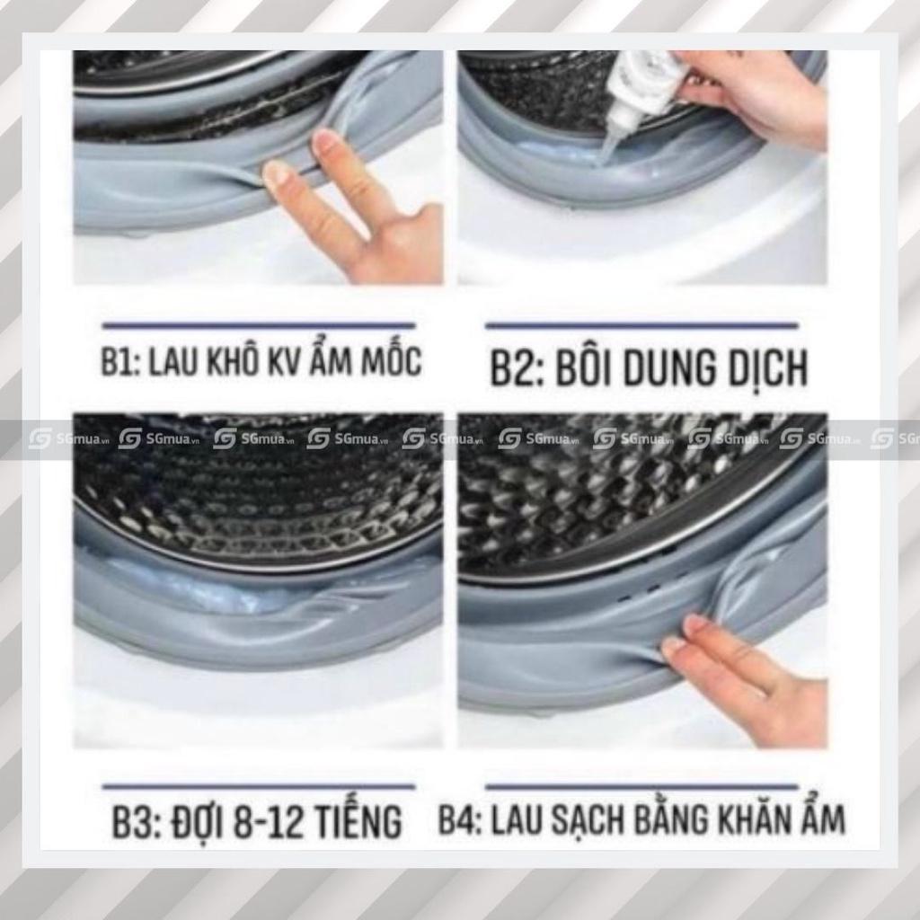 Kem tẩy mốc đa năng, vệ sinh lồng máy giặt, cao su, nhựa