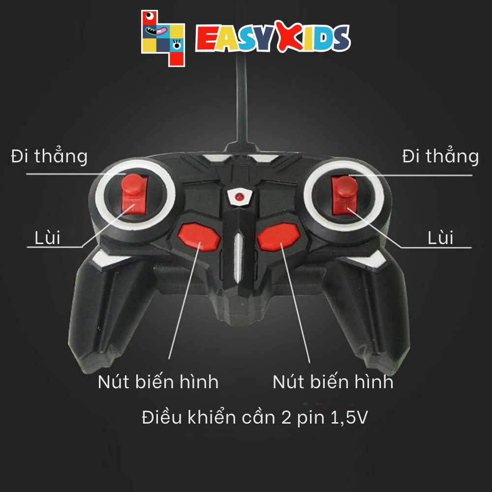 Đồ Chơi Ô Tô Điều Khiển Từ Xa, Ô Tô Biến Hình Robot Transformer