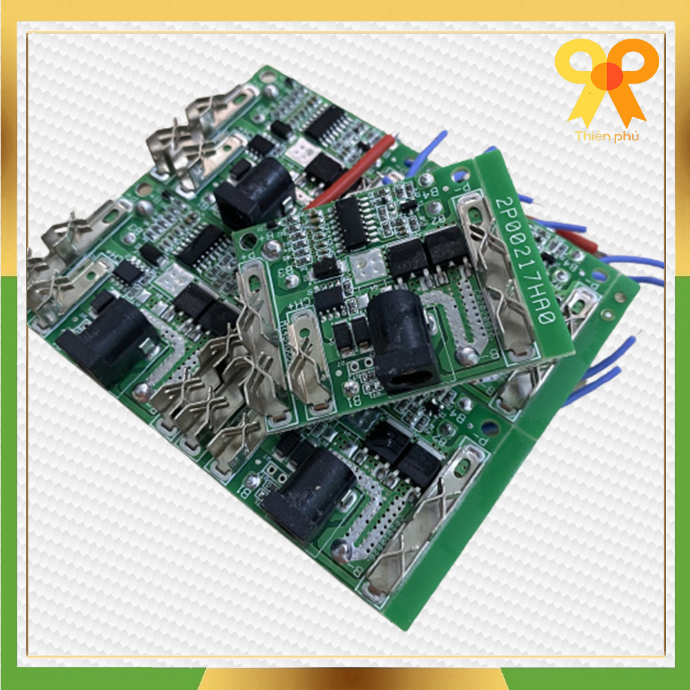 Mạch sạc xả và bảo vệ pin 10 cell - 3 khe chân tiếp xúc .v.v
