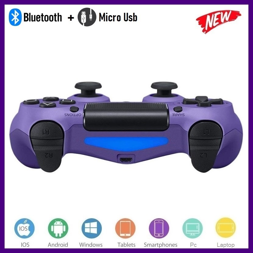 Tay Game không dây bluetooth P/S Purple cho máy tính - điện thoại - máy game Console