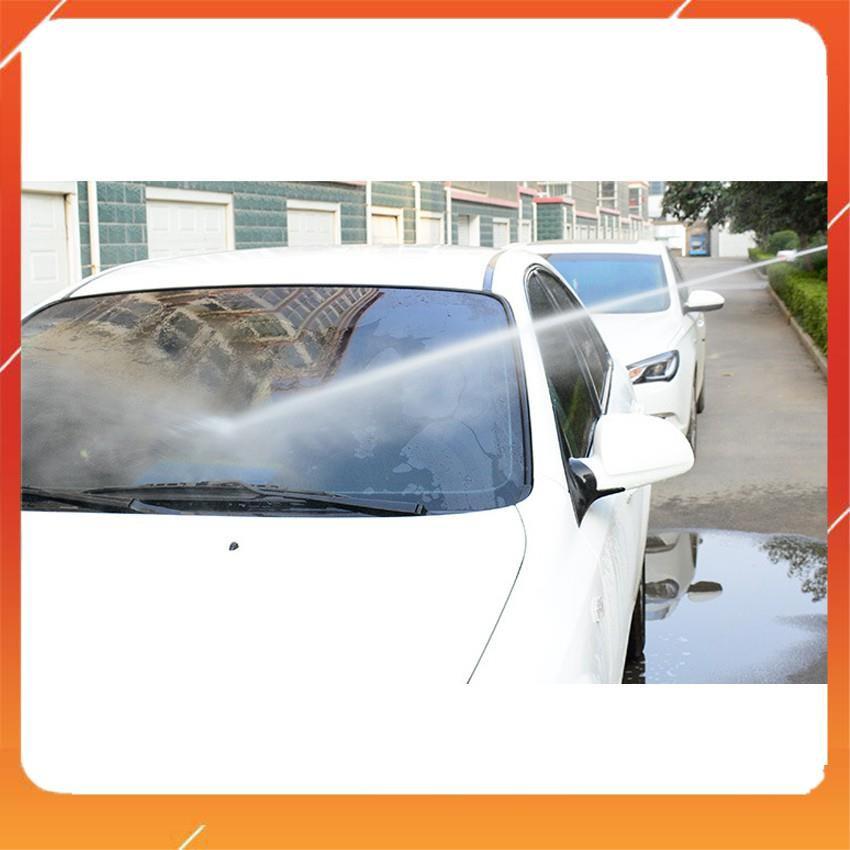 Vòi nước vòi phun nước rửa xe tưới cây tăng áp thông minh + bộ dây bơm nước cao cấp TLG 206810 đầu đồng,nối đen