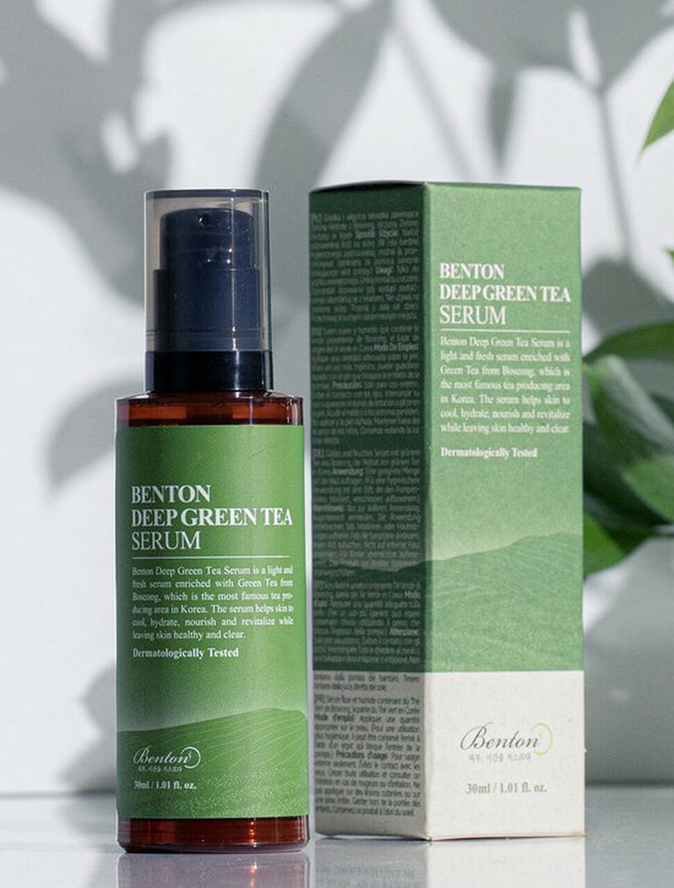 Tinh Chất Dưỡng Ẩm, Làm Dịu Da Benton Deep Green Tea Serum 30ml