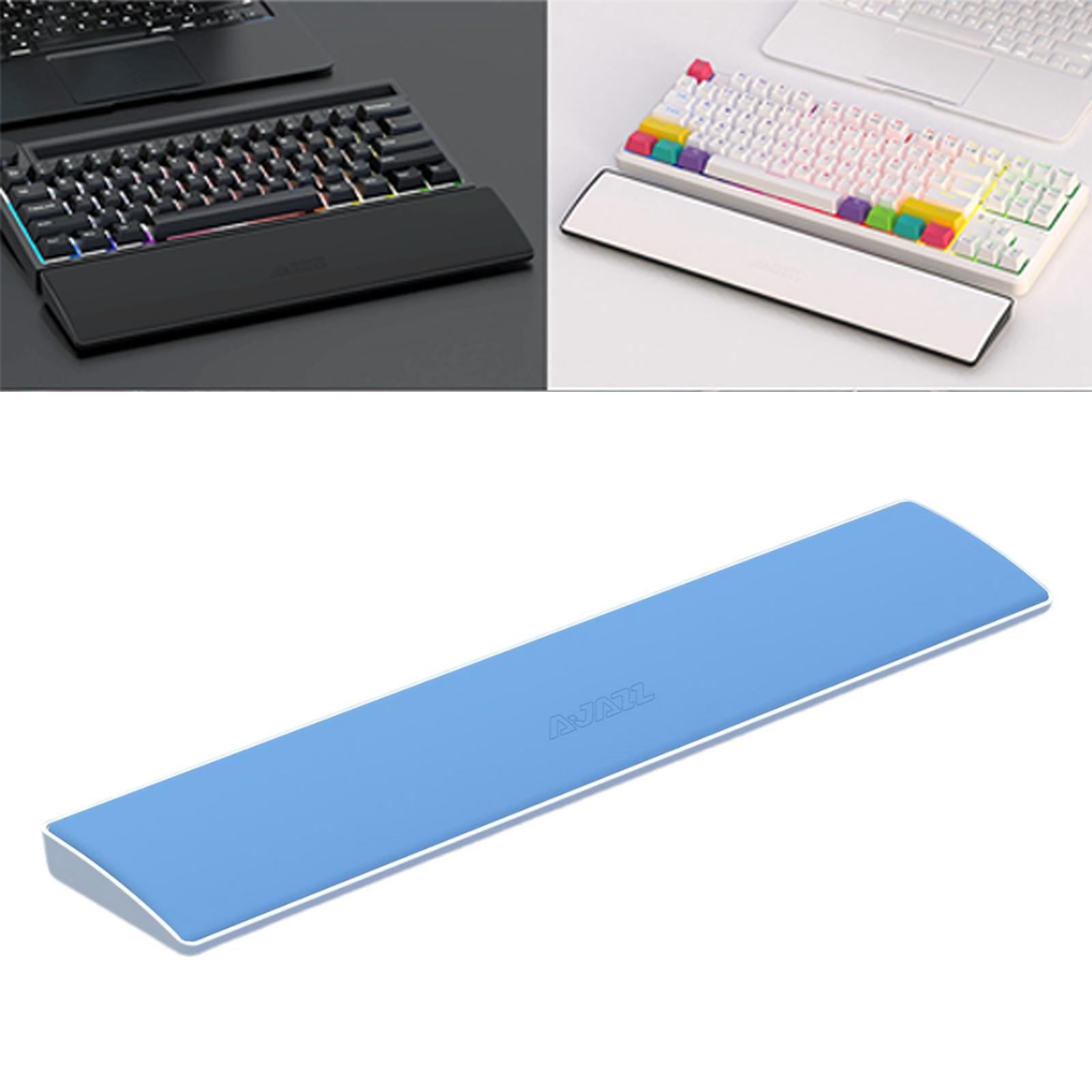 Keyboard wrist rest support pad mouse Foam 61Keys White