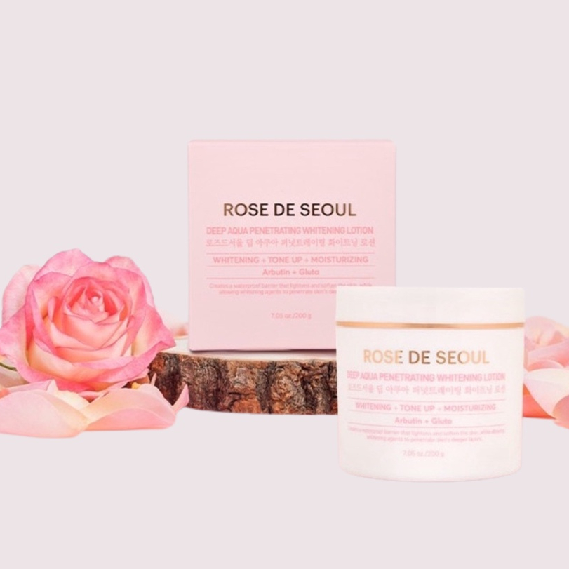 Kem dưỡng trắng da body Rose De Seoul 200 gram