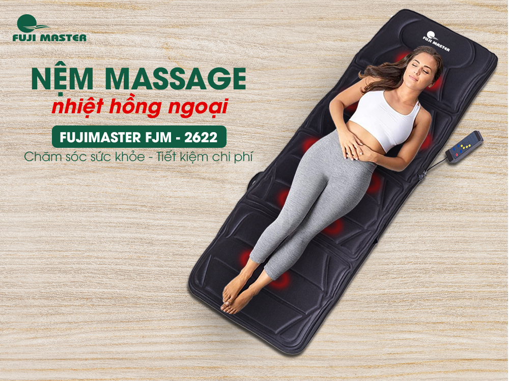 Nệm massage toàn thân Fuji Master FJM-2622 - Hàng chính hãng