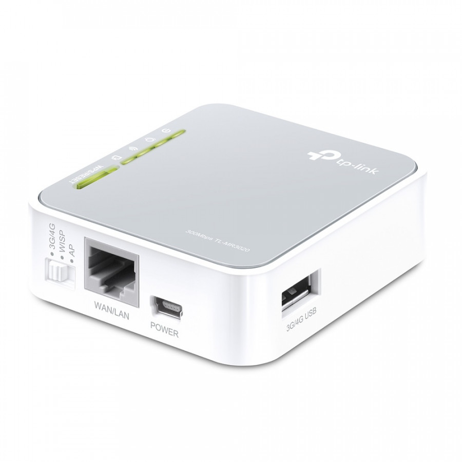 Bộ phát Wifi di động Tp-Link TL-MR3020 chuẩn N 3G/4G - Hàng Chính Hãng