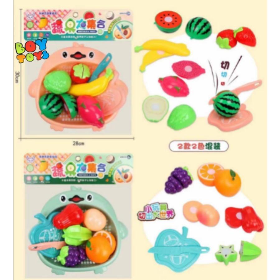 Set rau củ quả, hoa quả đủ loại cho bé thỏa sức đam mê và học cách nấu ăn