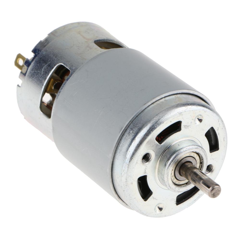 12V 11000RPM DC Motor 775 Motor High speed Large Torque Double Ball Bearing