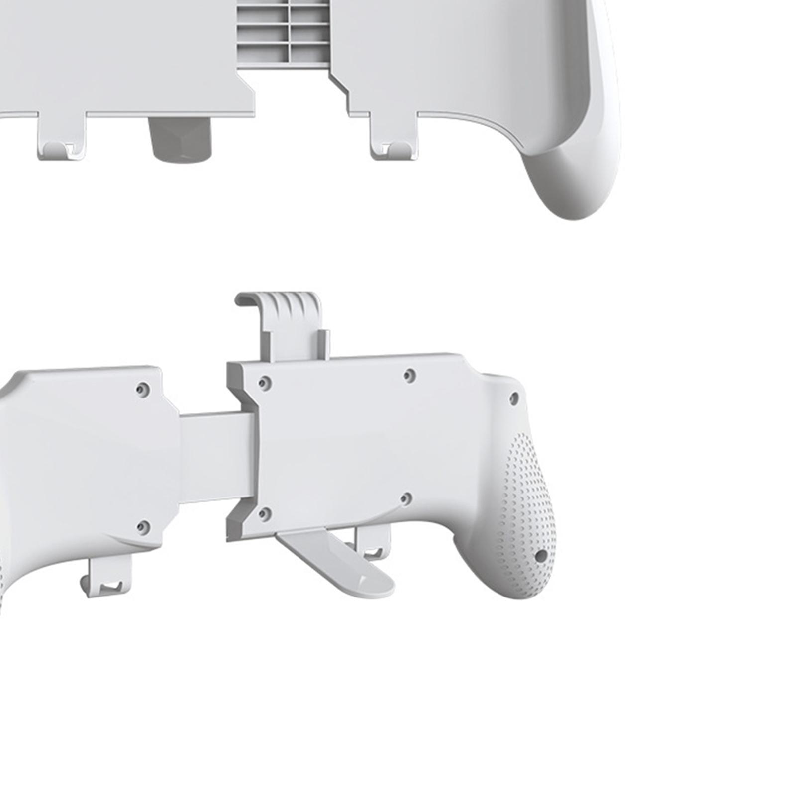 Detachable Handheld HandGrip Case Stand Organizer for Switch Lite/OLED White