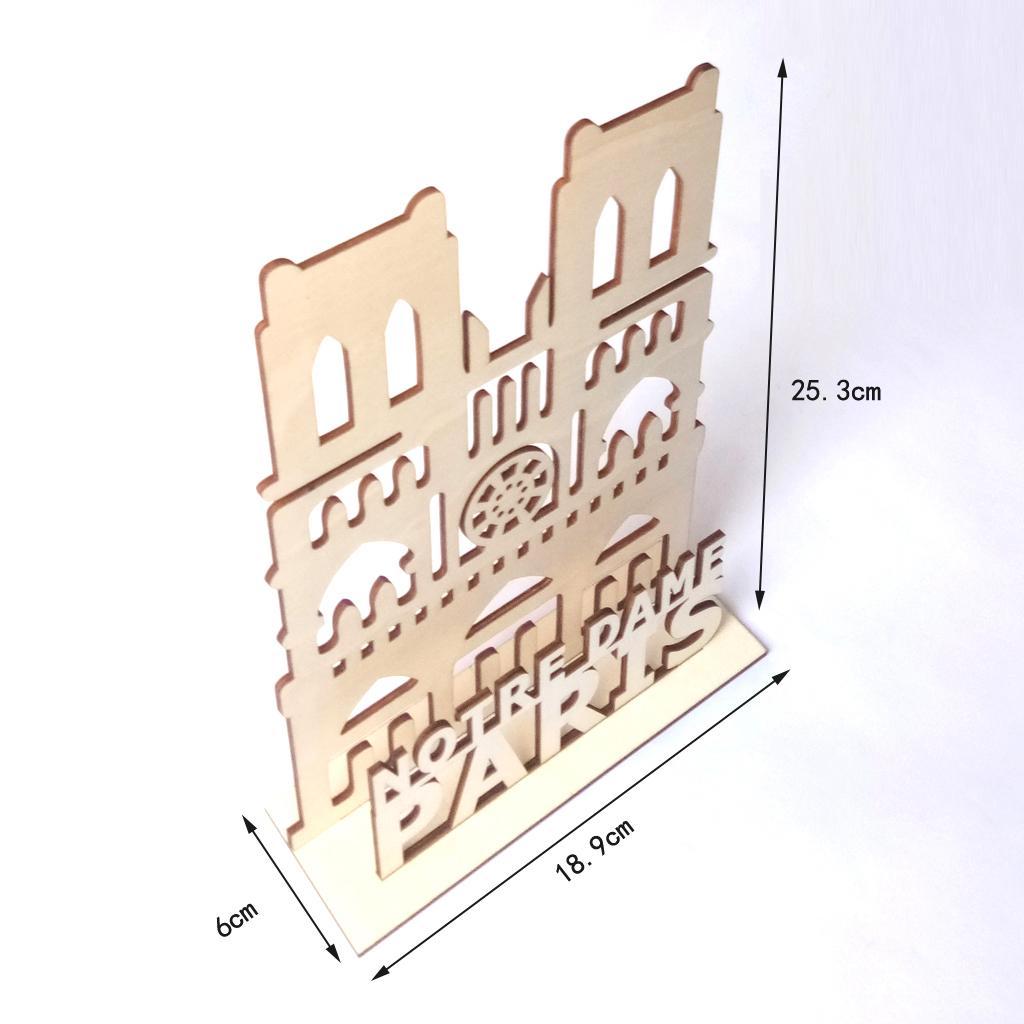 Wooden Decoration Tableware Wooden Crafts Desktop Decor Desktop Ornaments, Notre