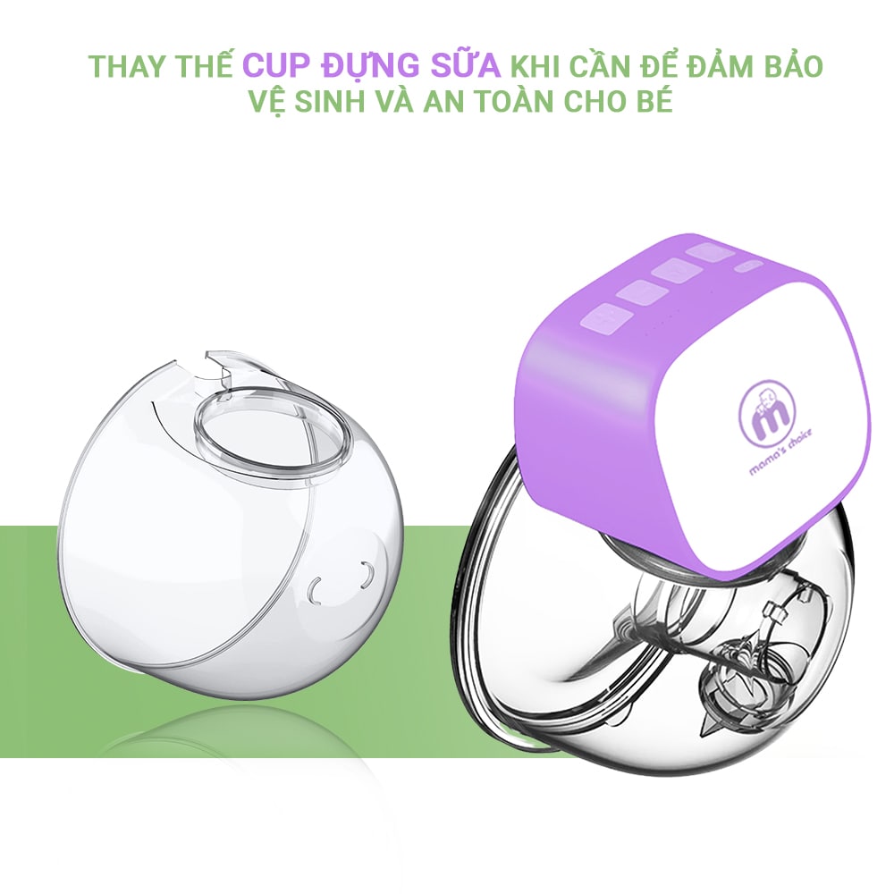 Cup Đựng Sữa Dành Cho Máy Hút Sữa Mama's Choice Cloudie, Chất Lượng Cao Cấp, An Toàn Cho Mẹ Khi Hút Sữa