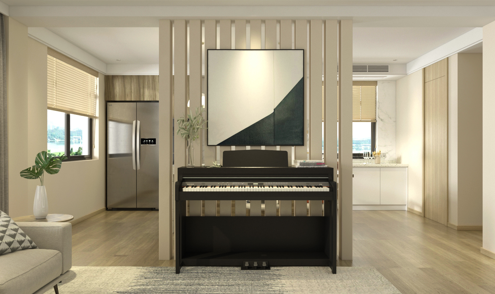 Đàn Piano điện cao cấp/ Home Digital Piano - Kzm Kurtzman K710 - Màu đen - Hàng chính hãng
