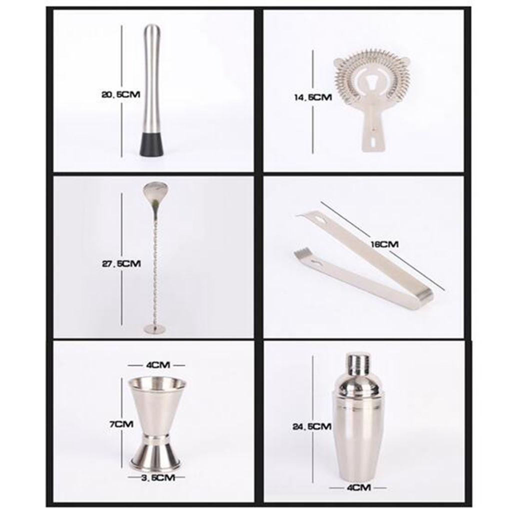 Bartender Kit Cocktail Shaker Bar Set,12-in-1 Stainless Steel Utensils Tools