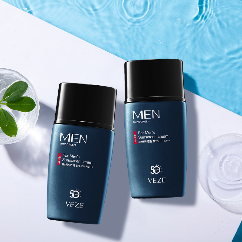 kem chống nắng dưỡng trắng nâng tone Nam giới Veze Sunscream For Men's SPF50+ 45g