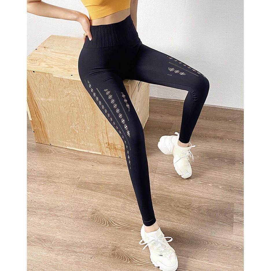 Quần Áo Tập Thể Thao Nữ - Quần Dài Legging Lưng Cao Mẫu Mới 2020