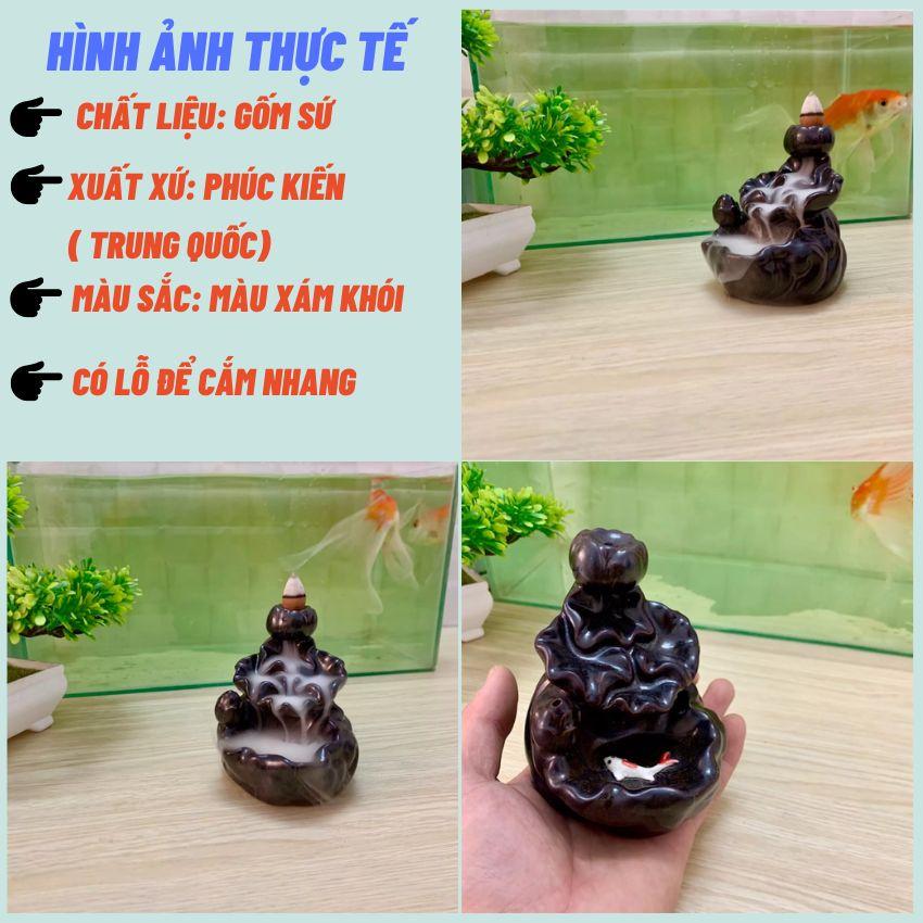 Thác khói trầm hương TẶNG 10 NỤ TRẦM, thác khói Mẫu Toà Sen