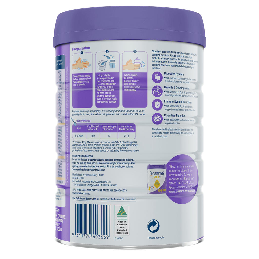 Sữa Dê Biostime Số 3 (trẻ từ 12 tháng)