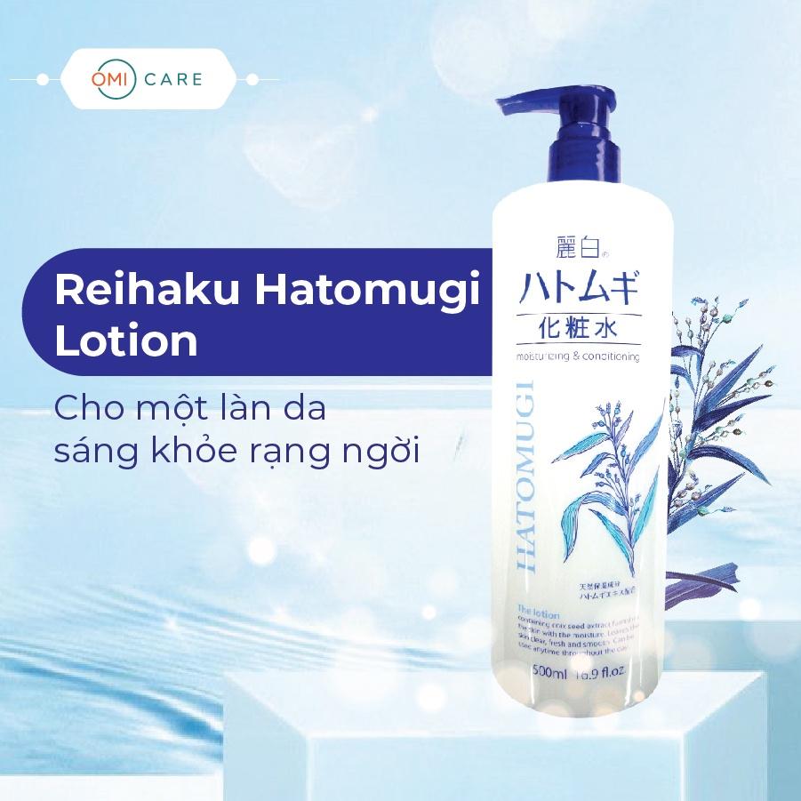 Set Quà Nước Tẩy Trang, Sữa Rửa Mặt, Lotion Dưỡng Ẩm Hatomugi Nhật Bản