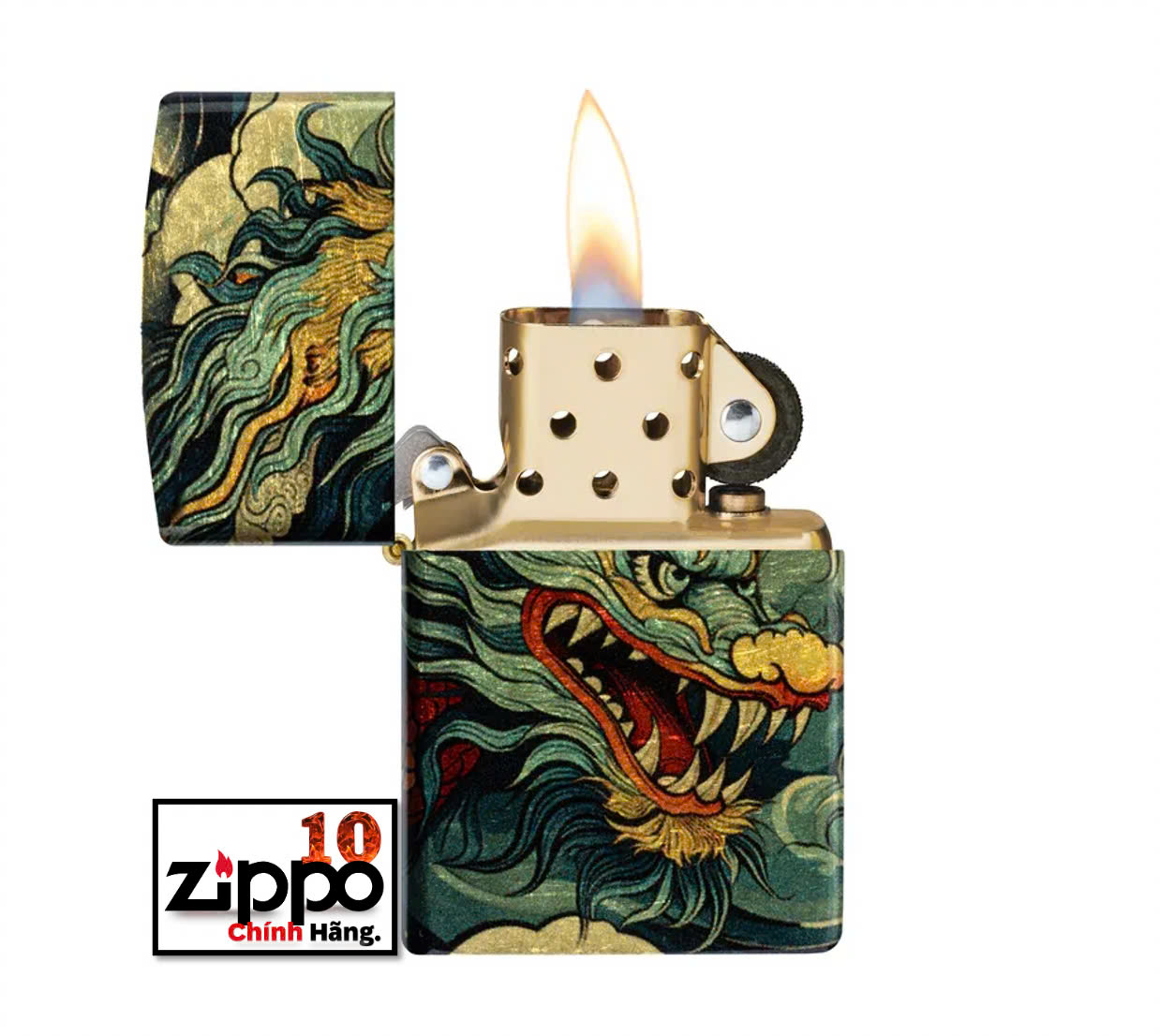 Bật lửa Zippo 46705 Dragon Fusion Design - Chính hãng 100%
