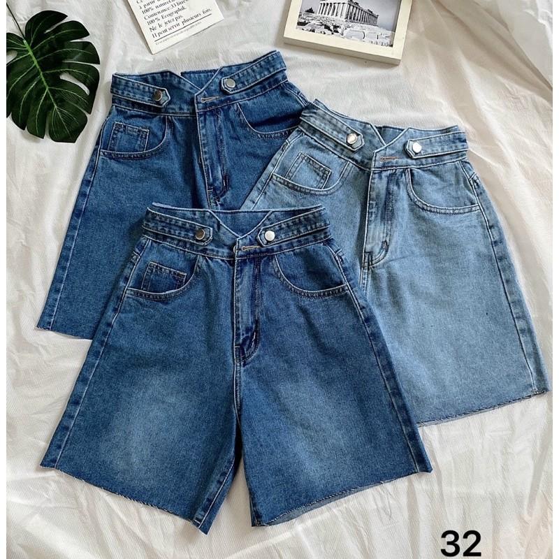Quần ngố jean nữ ️️ quần ngố jean nữ size đại lưng cao kiểu từ 40kg đến 75kg hàng VNXK bigsize 2KJean